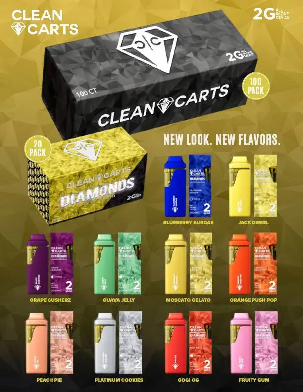 Clean Carts Disposable 2g